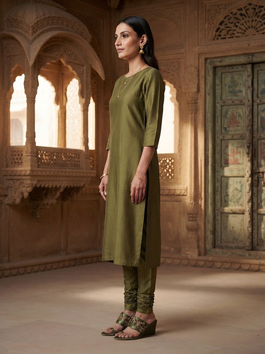 Mehndi Green Embellished Wedge Sandals
