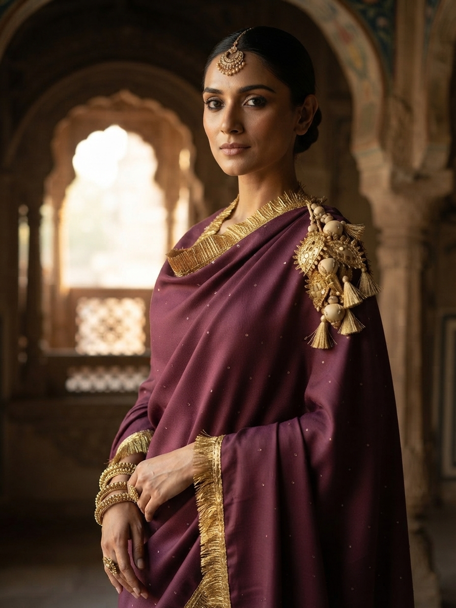 Indian bride wearing it · Heritage haveli