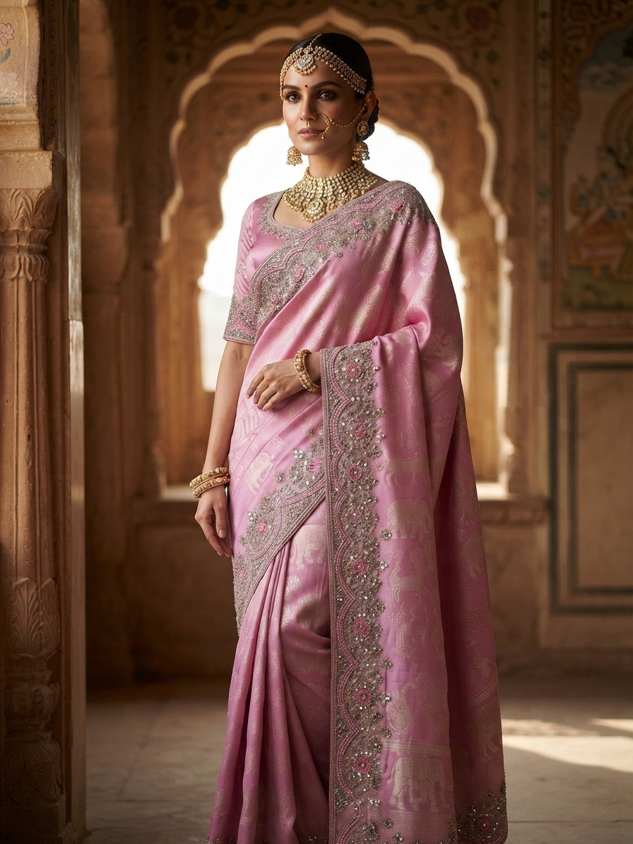 Indian bride wearing it · Heritage haveli