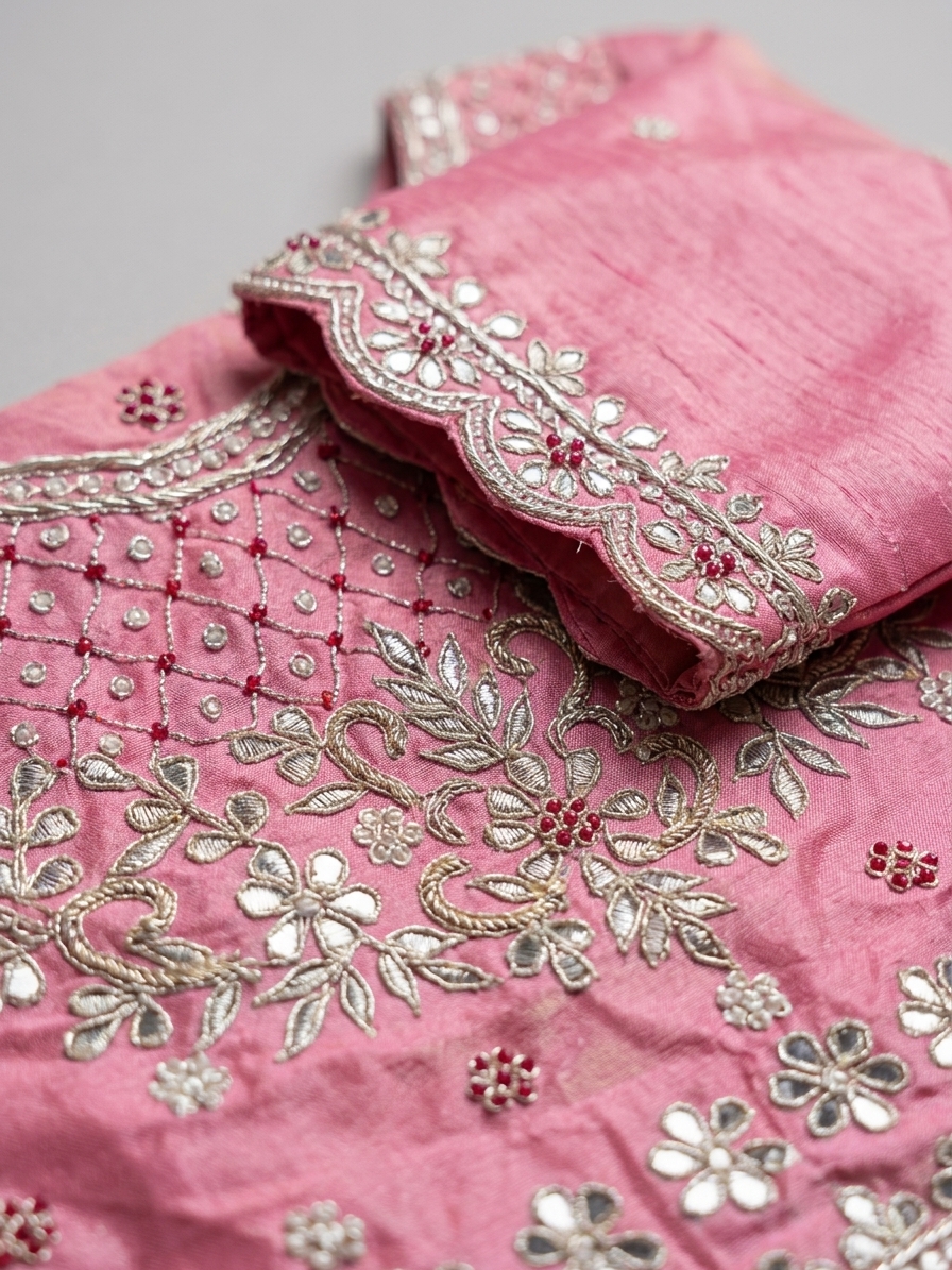 Bridal Lehnga - Anas - 1291 — Fabric texture