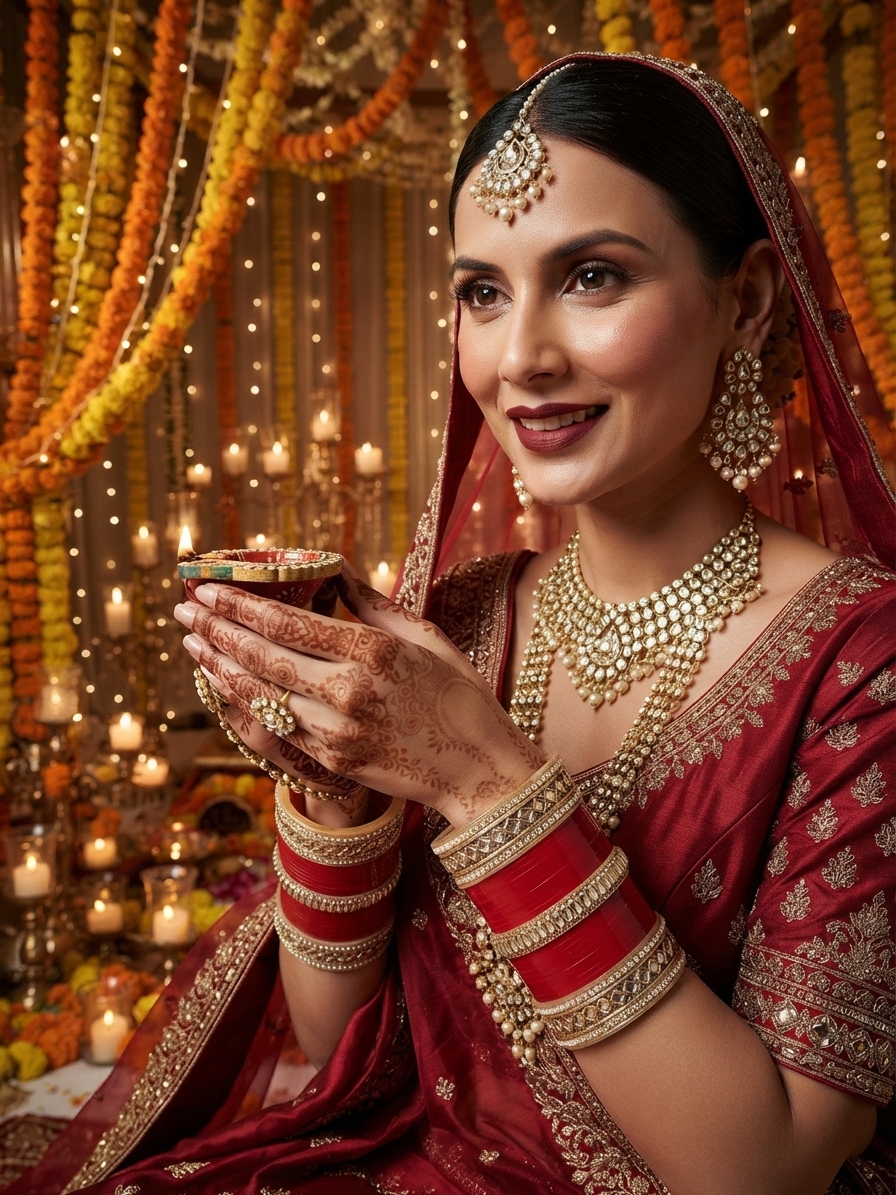 Indian bride wearing it · Wedding mandap