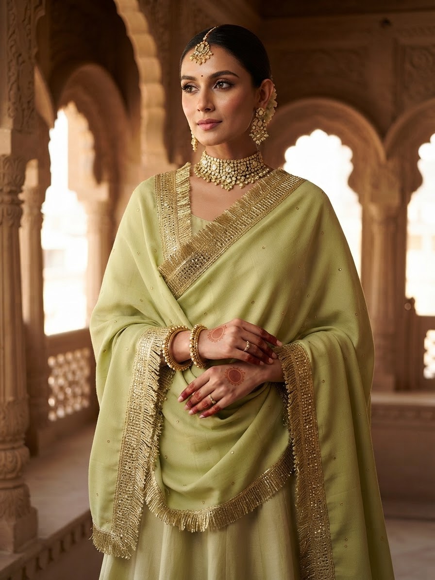 Indian bride wearing it · Heritage haveli