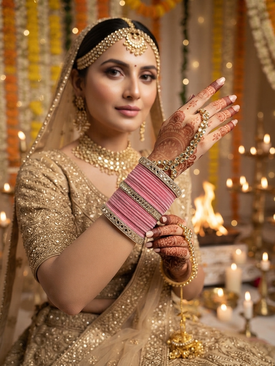 Indian bride wearing it · Wedding mandap