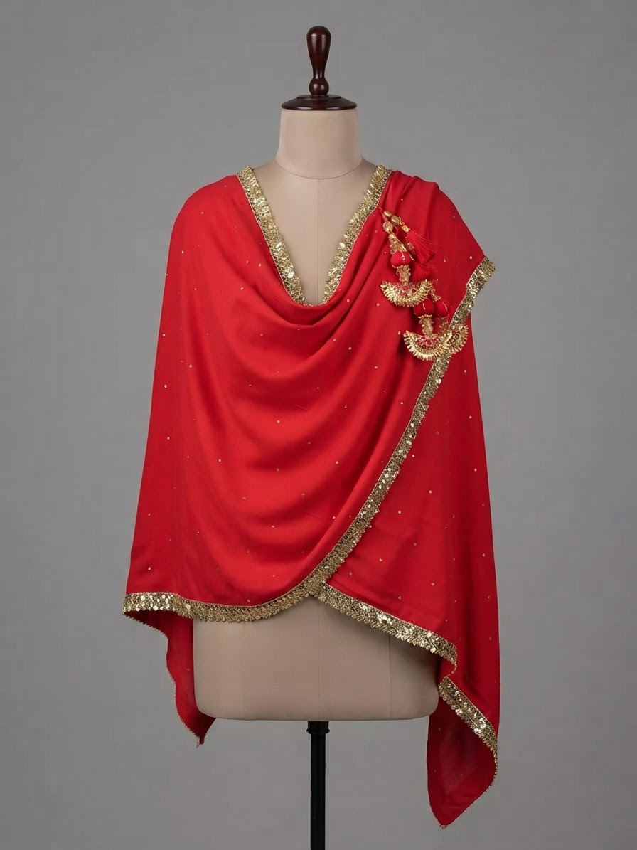 On a mannequin