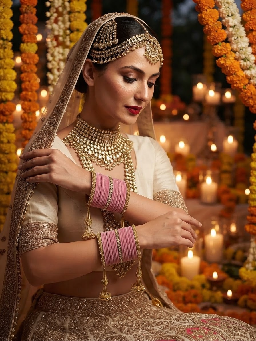 Indian bride wearing it · Wedding mandap