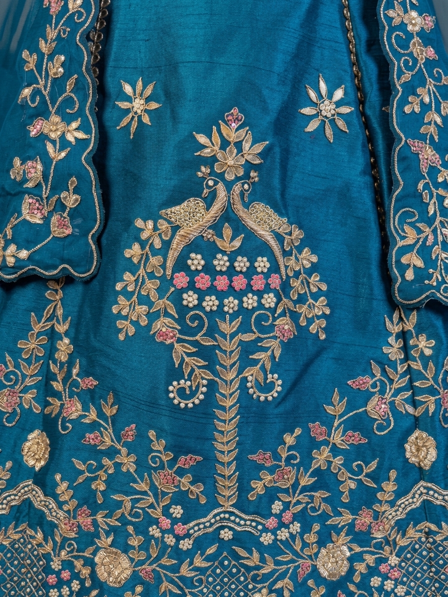 Bridal Lehnga - Anas - 1370 — Fabric texture