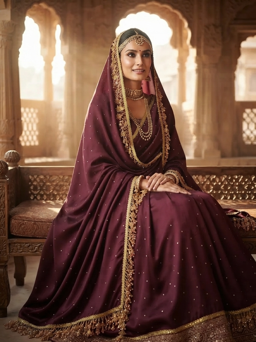 Indian bride wearing it · Heritage haveli