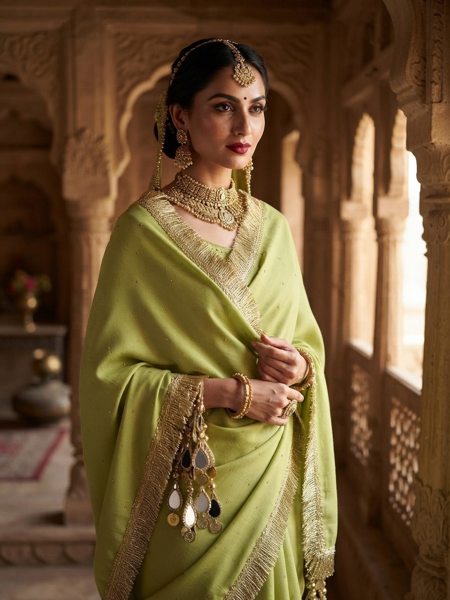 Indian bride wearing it · Heritage haveli