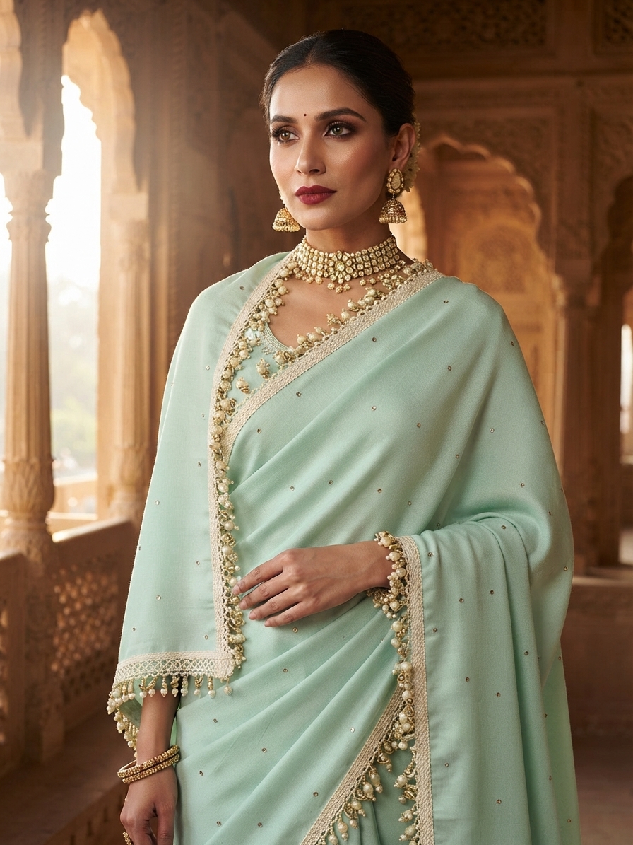 Indian bride wearing it · Heritage haveli