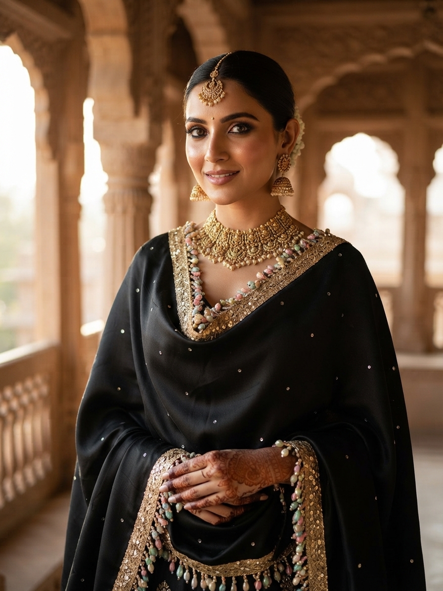 Indian bride wearing it · Heritage haveli