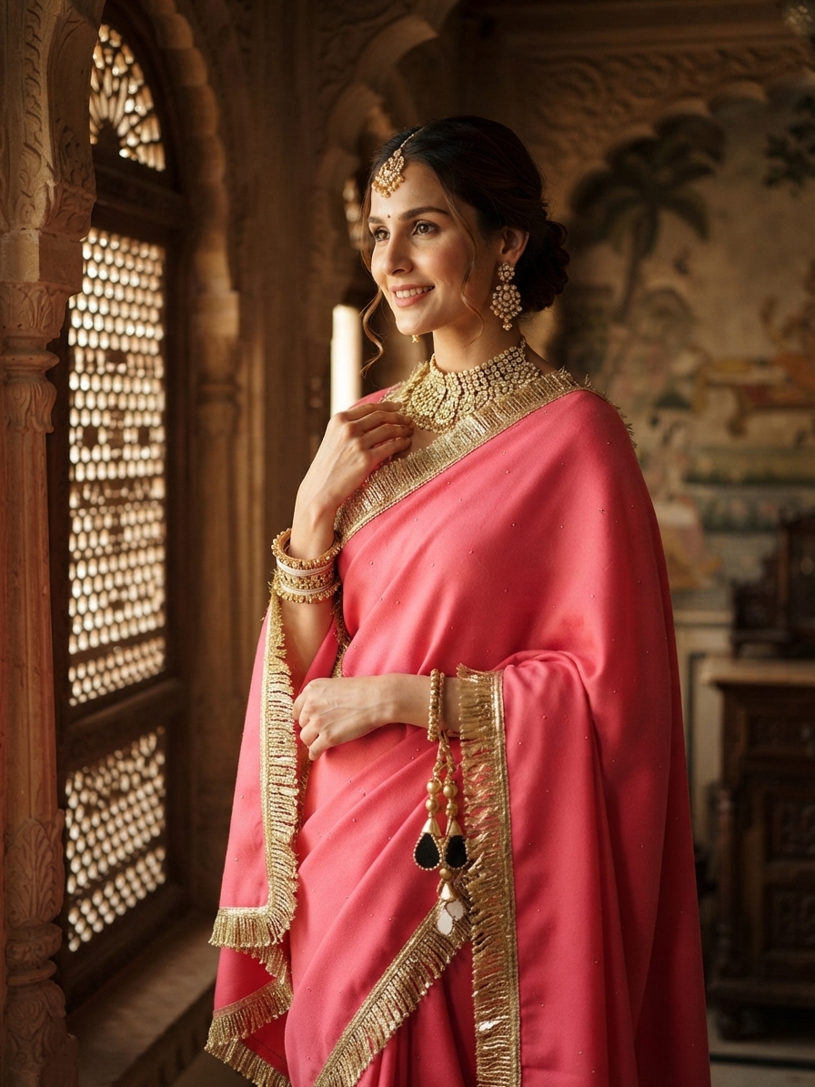 Indian bride wearing it · Heritage haveli