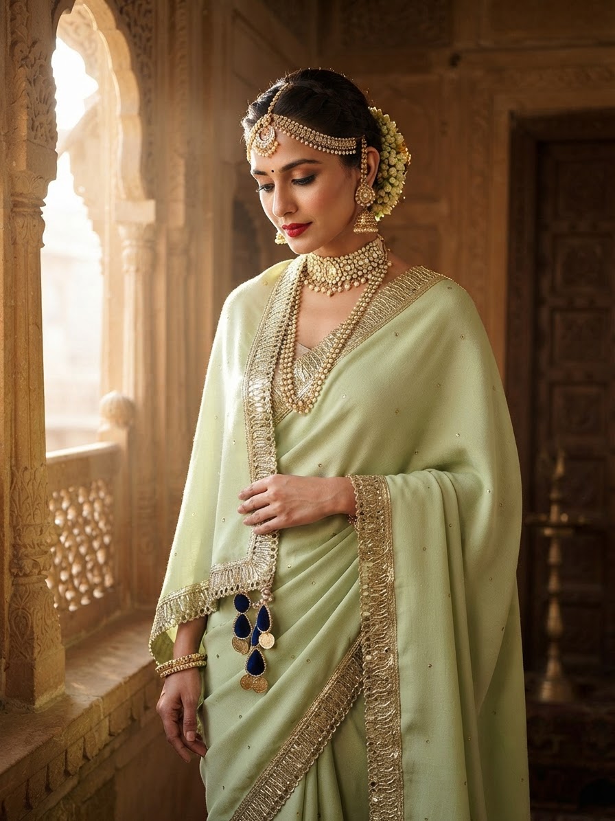 Indian bride wearing it · Heritage haveli