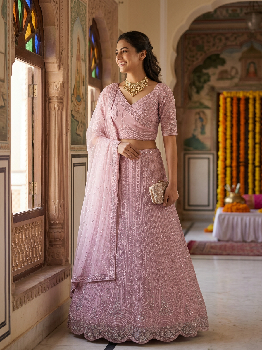 Bridal Lehnga — Bridesmaid / sister of the bride · Heritage haveli