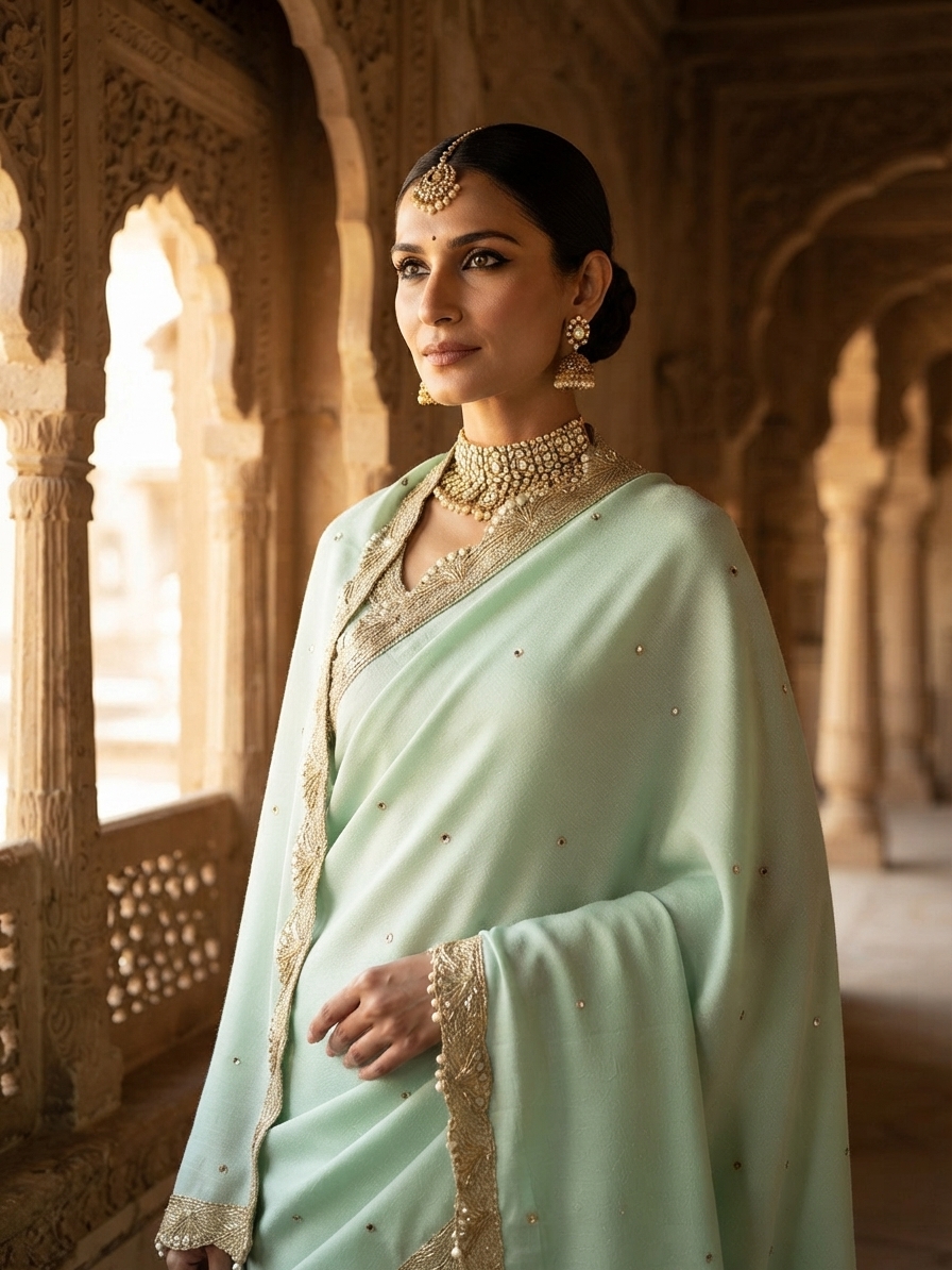 Indian bride wearing it · Heritage haveli