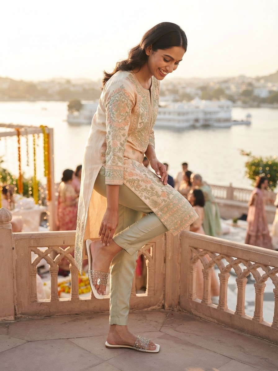 Bridesmaid / sister of the bride · Udaipur lake palace view