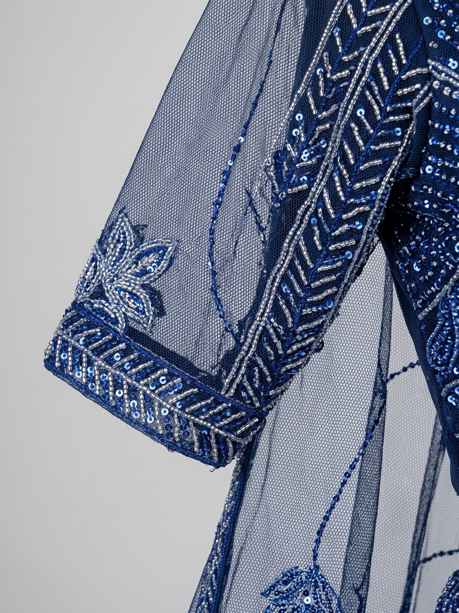Bridal Lehnga — Fabric texture
