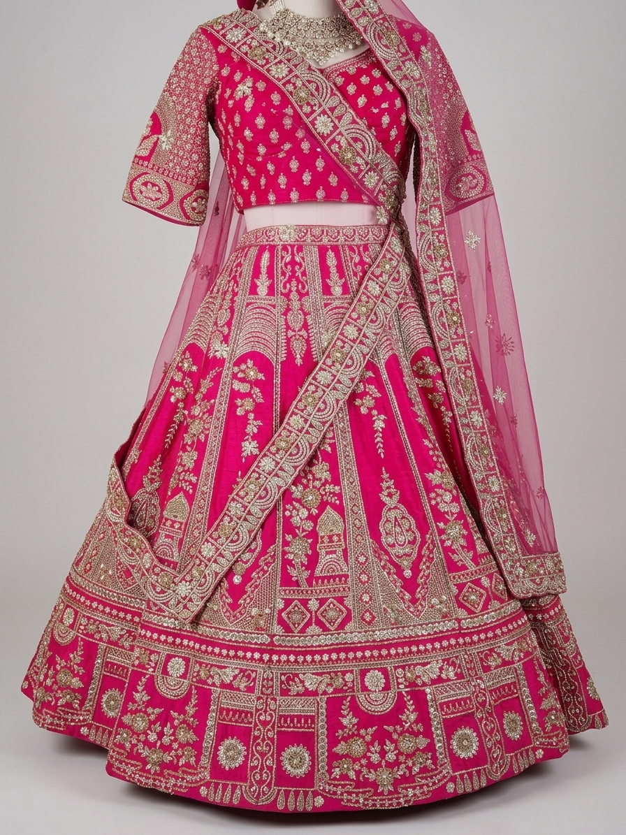 Bridal Lehnga - Kala Samrat - 3 — Macro — work close-up