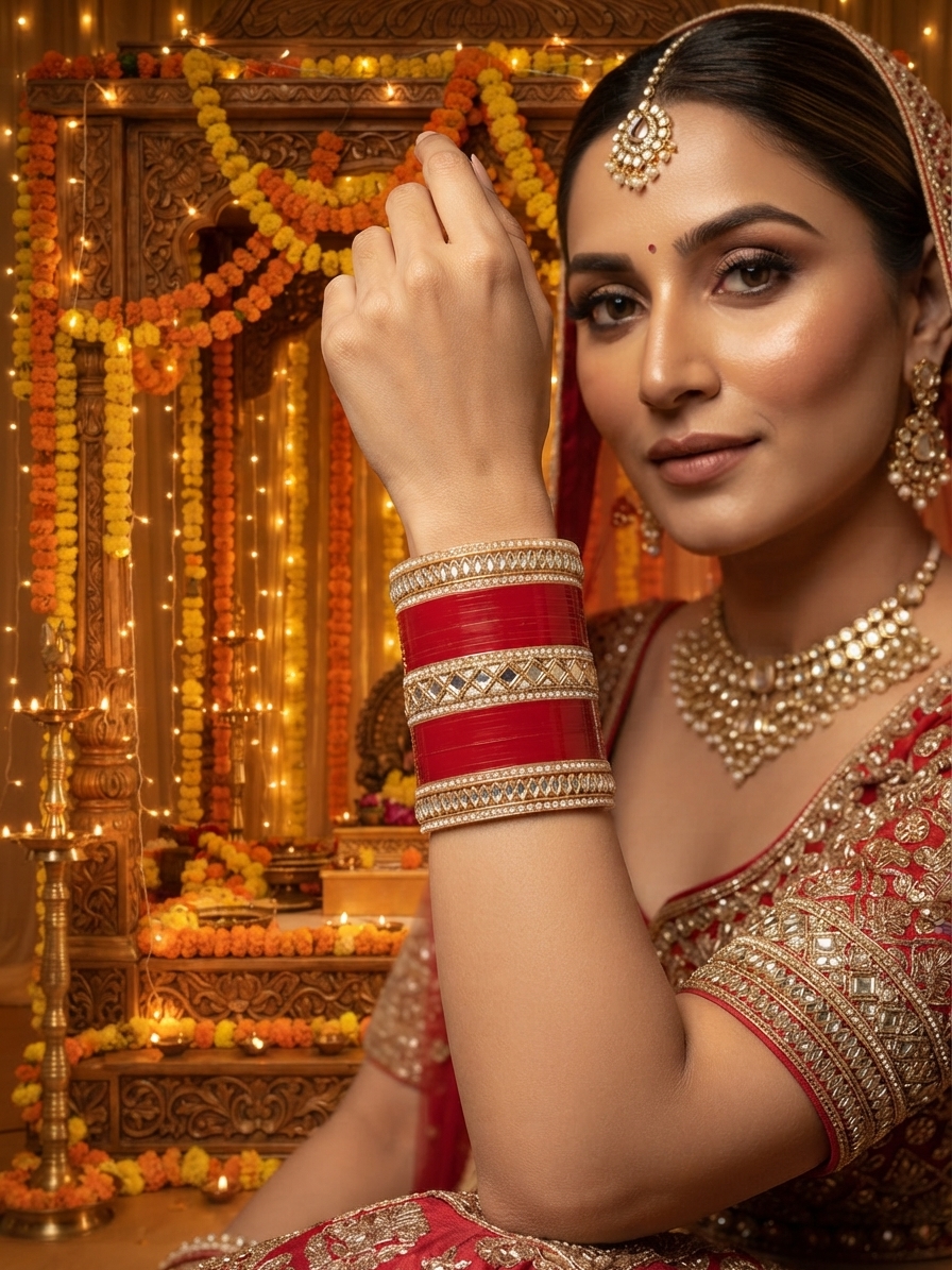 Indian bride wearing it · Wedding mandap