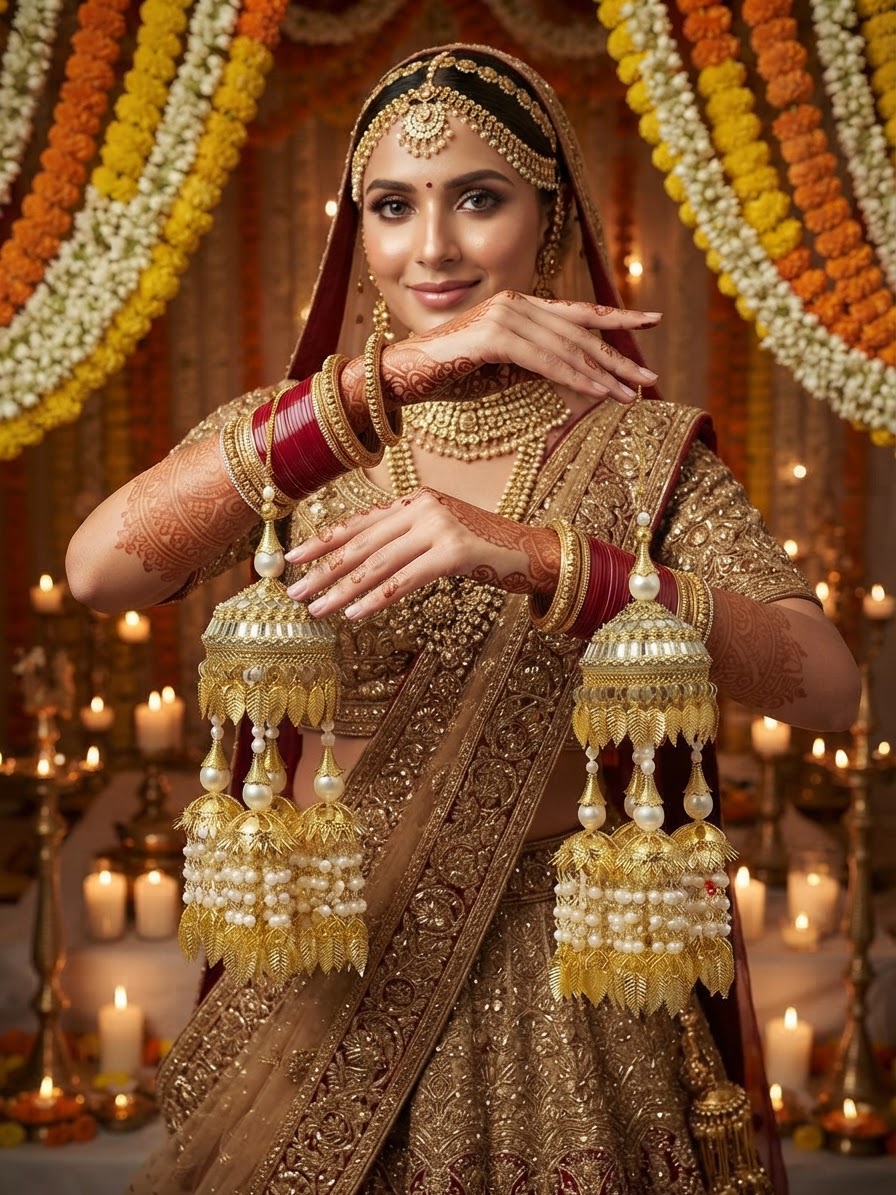 Indian bride wearing it · Wedding mandap