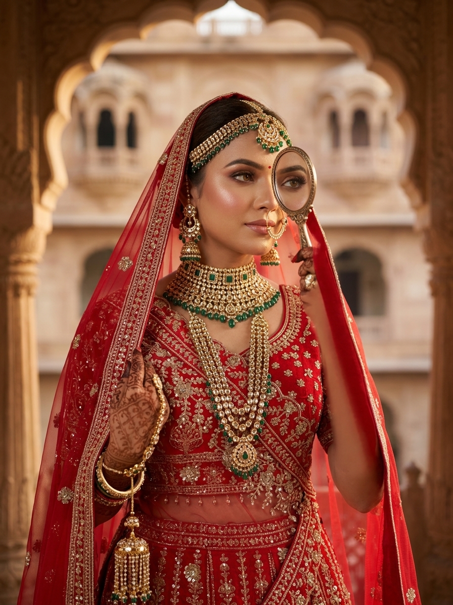 Bridal Lehnga — Indian bride wearing it · look 2