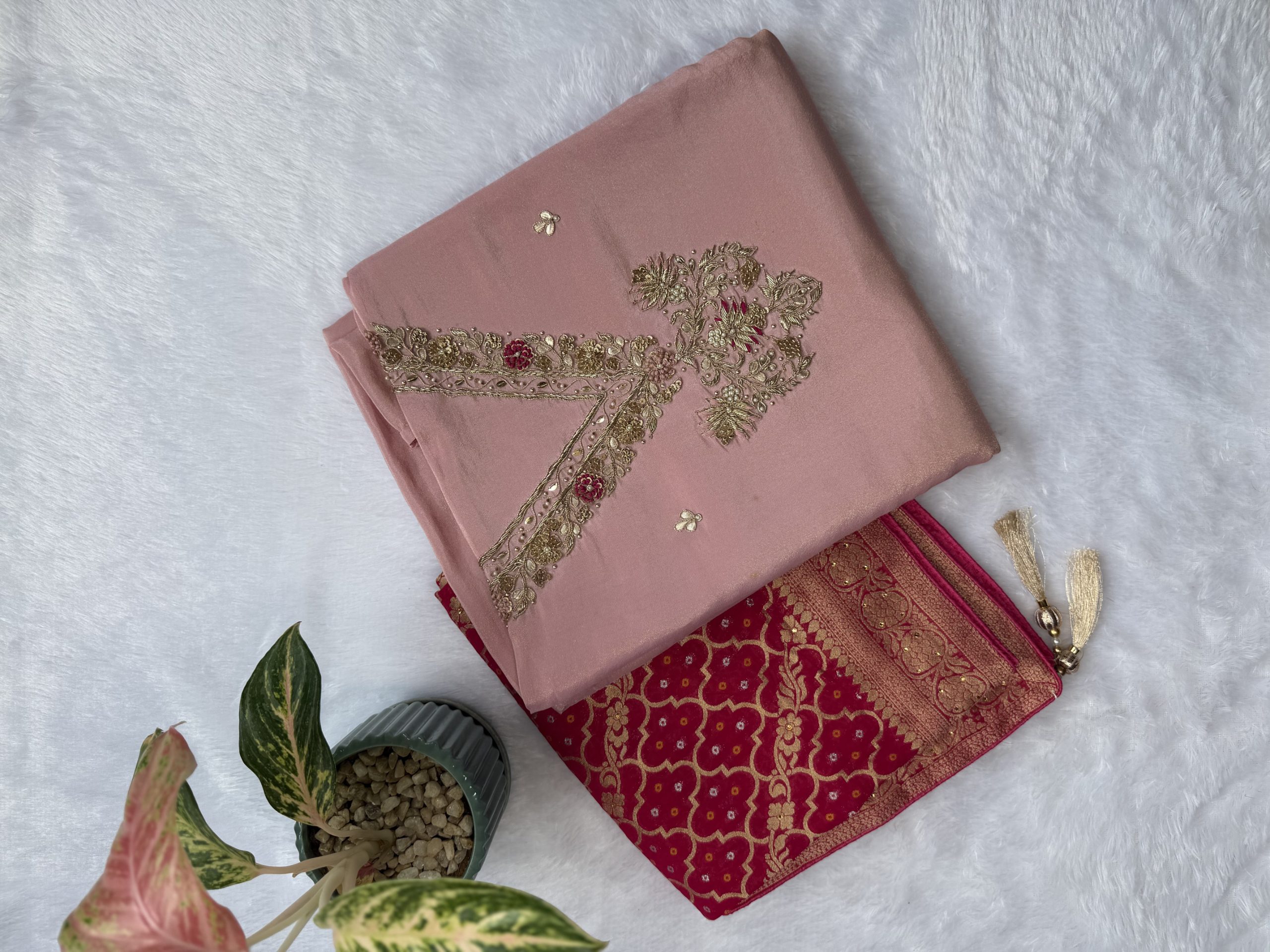 Zardosi Handwork Suit | Exquisite Embroidered Ethnic Wear