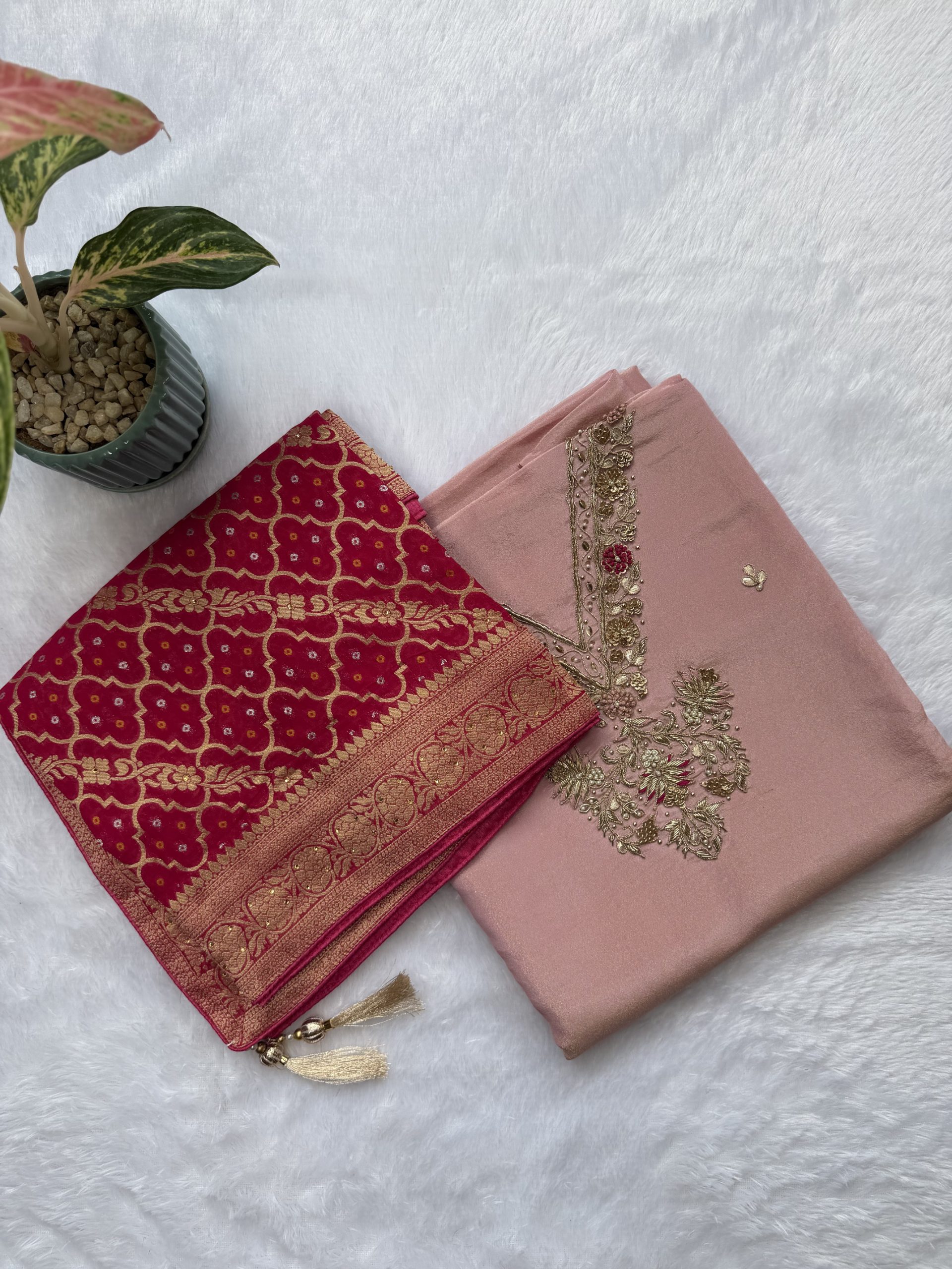 Zardosi Handwork Suit | Exquisite Embroidered Ethnic Wear — image 2 of 3