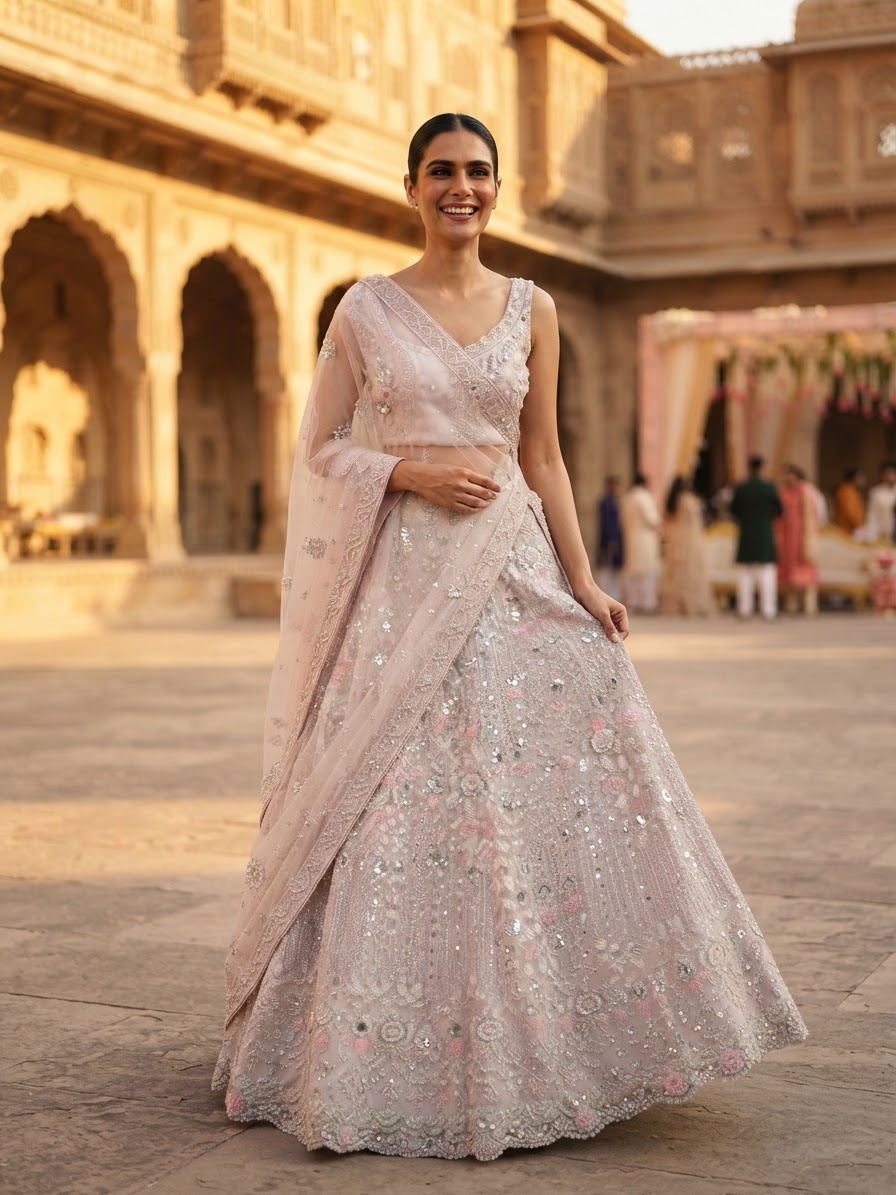 Bridesmaid / sister of the bride — lehenga