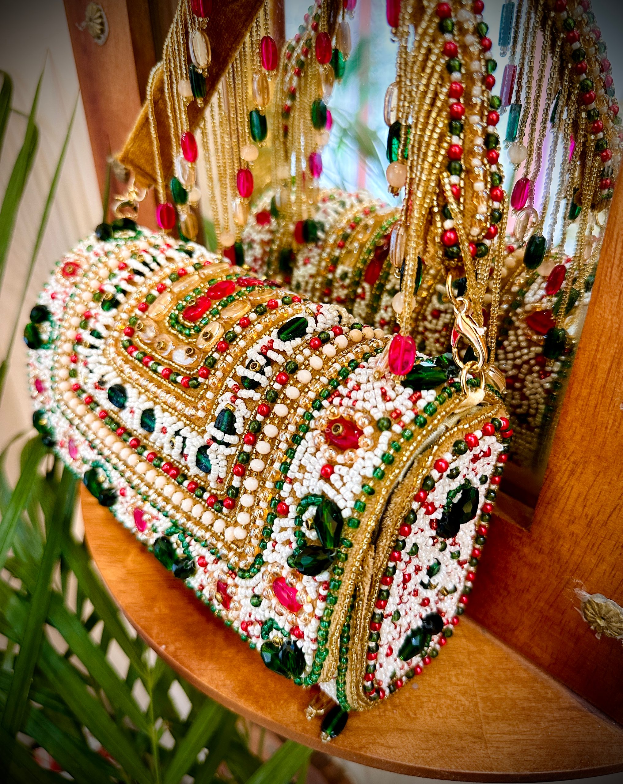 Heavy Embellished Flap Bag | Luxury Evening Clutch — image 5 of 5